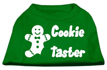 Cookie Taster Screen Print Shirts Emerald Green XS